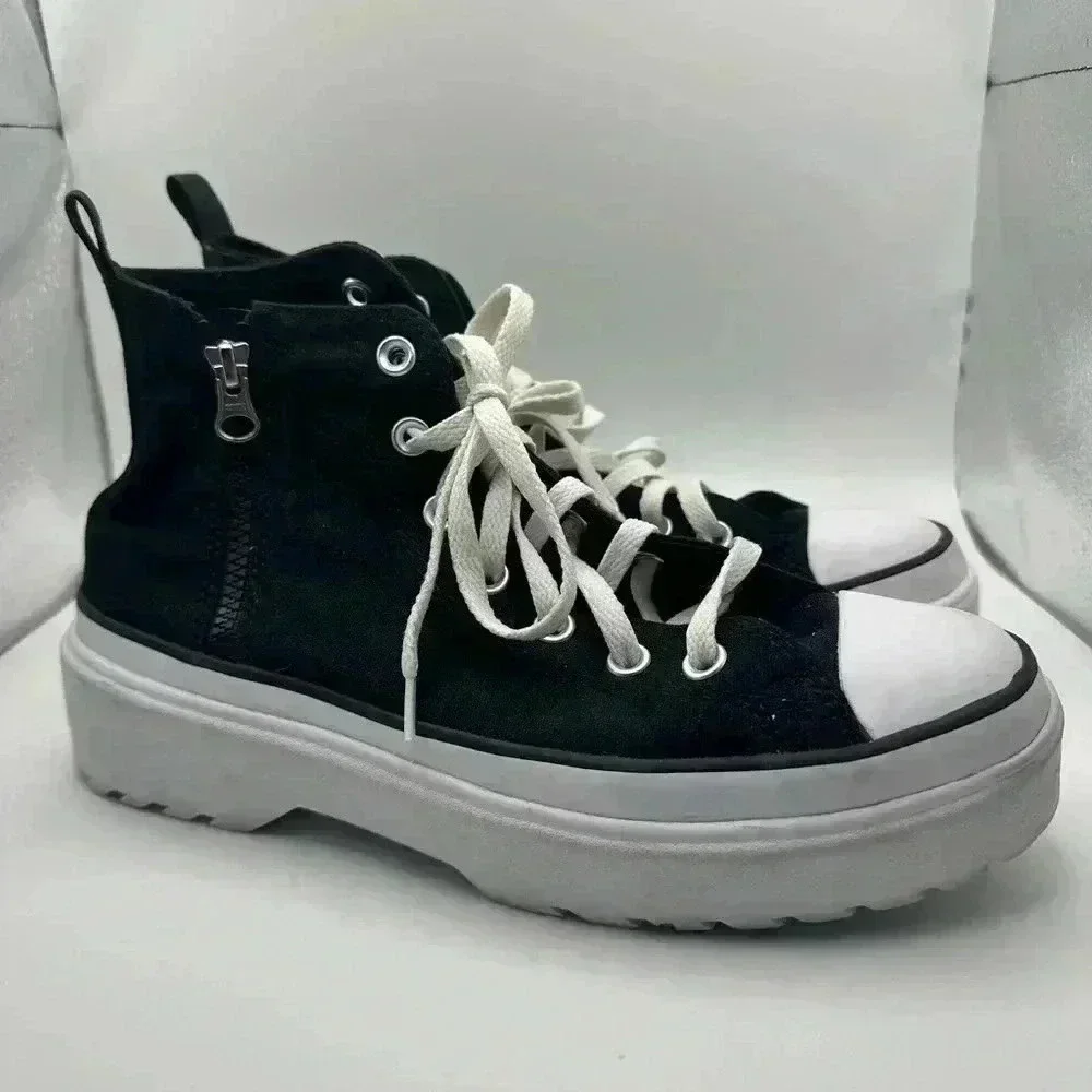 Converse Chuck Taylor All Star Lugged Hi Top Platform Shoes Women’s 8.5 Black